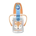 Пляшечка Canpol Babies Cute Animals 11/823_ora стандартна з ручками помаранчева, 120 мл