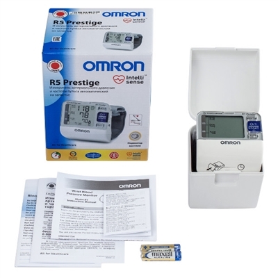 Тонометр Omron R5 Prestige (HEM 6052-RU) автоматический на запястье