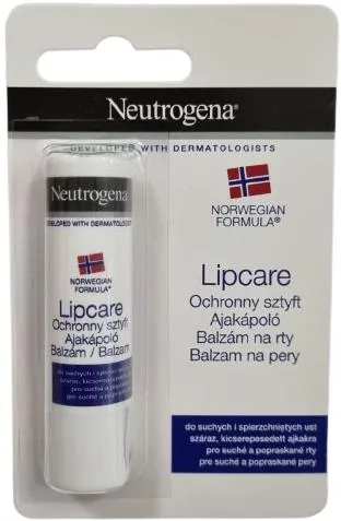 Помада Neutrogena Норвезька формула із захистом SPF 4 для сухих і потрісканих губ, 4,8 г