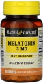 Мелатонин 3 мг Mason Natural Melatonin, 60 таблеток