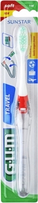 Зубная щетка GUM Travel, дорожная, 1 штука