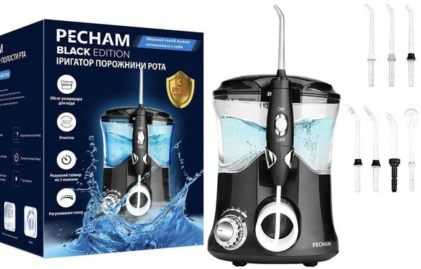 Іригатор PECHAM Professional, чорний, 600 мл