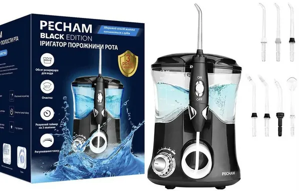 Іригатор PECHAM Professional, чорний, 600 мл