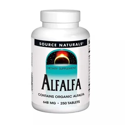 Люцерна Source Naturals Alfalfa 648 мг таблетки №250