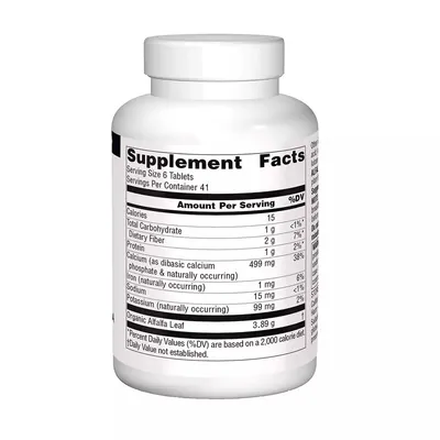 Люцерна Source Naturals Alfalfa 648 мг таблетки №250