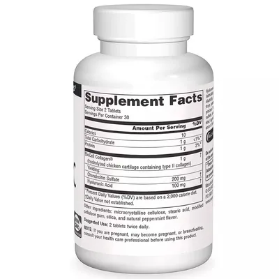 Гіалуронова кислота Source Naturals Hyaluronic Acid 50 мг таблетки №60
