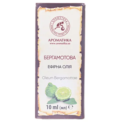 Олія ефірна Ароматика Бергамотова, 10 мл