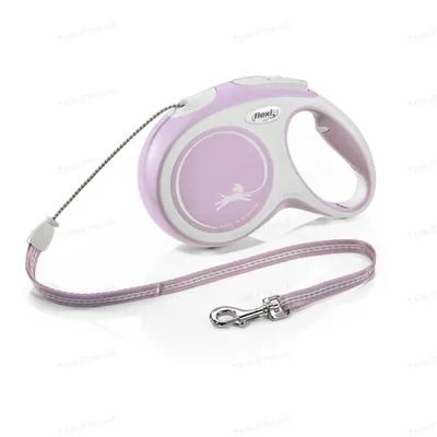 Повідець-рулетка Flexi New Comfort M трос 8m/20кг бузковий 43103