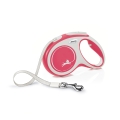 Поводок-рулетка Flexi New Comfort M лента 5m/25кг красный 43622