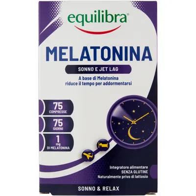 Мелатонін Equilibra 1 мг таблетки №75