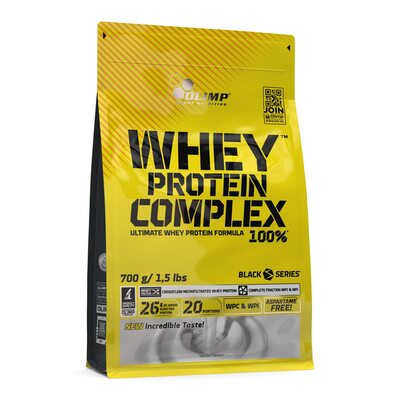 Протеин сывороточный Olimp Whey Protein Complex, двойной шоколад, 700 г