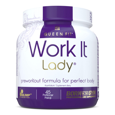 Предтренировочный комплекс для девушек Olimp Work It Lady, апельсин, 337 г