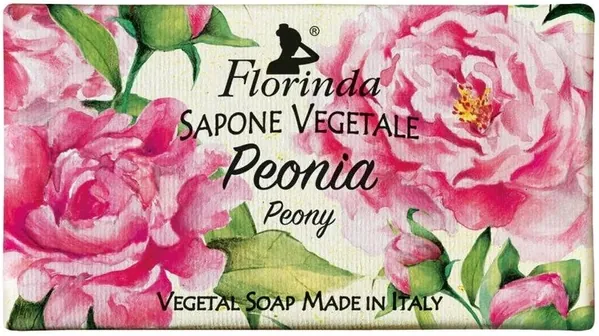 Мило натуральне тверде Florinda Peony Півонія, 200 г