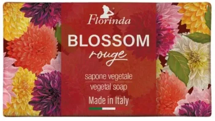 Мило натуральне тверде Florinda Blossom Rouge Червоні квіти, 200 г