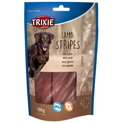 Лакомство для собак Trixie Stripes с ягненком, 100 г (10 штук)
