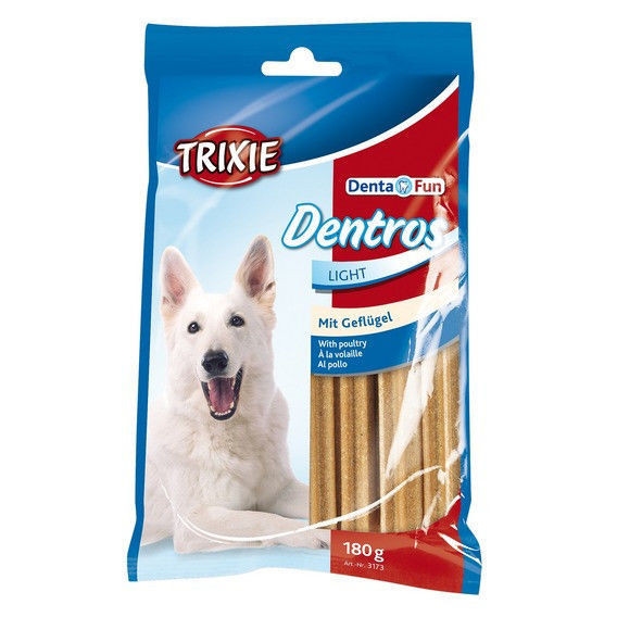 Ласощі для собак Trixie Dentros з м'ясом домашньої птиці, 180 г (7 штук)
