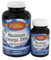 Омега Carlson Labs Maximum Omega 2000 мг, 90+30 капсул