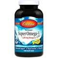 Омега-3 Carlson Labs Super Omega-3 1200 мг, 180 капсул з риб'ячого желатину