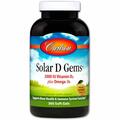 Рыбий жир с витамином D3 Carlson Labs Solar D Gems 2000 МЕ со вкусом лимона, 360 капсул