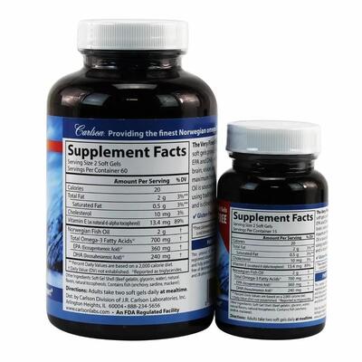 Рыбий жир Carlson Labs Fish Oil 700 мг со вкусом лимона, 120+30 капсул
