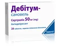 Дебітум-Сановель таблетки, в/плів. обол. по 50 мг №28 (14х2)