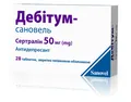 Дебітум-Сановель таблетки, в/плів. обол. по 50 мг №28 (14х2)