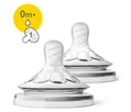 Соска силіконова Philips Avent Natural SCF041/27, 1 отвір, від 0 місяців, 2 шт