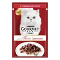 Корм вологий для кішок Purina Gourmet Mon Petit з яловичиною в соусі, 50 г