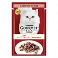Корм вологий для кішок Purina Gourmet Mon Petit з лососем в соусі, 50 г
