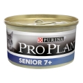 Корм влажный Purina Pro Plan Senior 7+ Нежный мусс с тунцем для пожилых кошек, 85 г