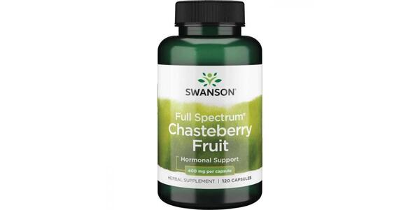 Витекс священный плоды Swanson Chasteberry Fruit 400 мг, 120 капсул