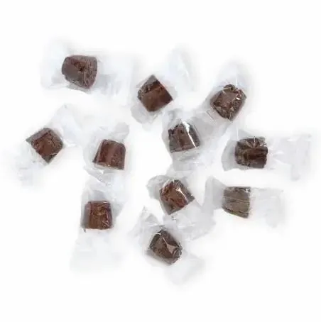 Цукерки Пані Candy молочний шоколад з фундуком та малиною без цукру, 100 г