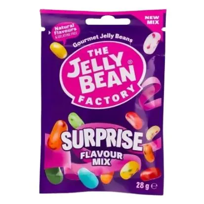 Цукерки Jelly Bean Factory Surprise Фруктові желейні боби 36 смаків, 28 г