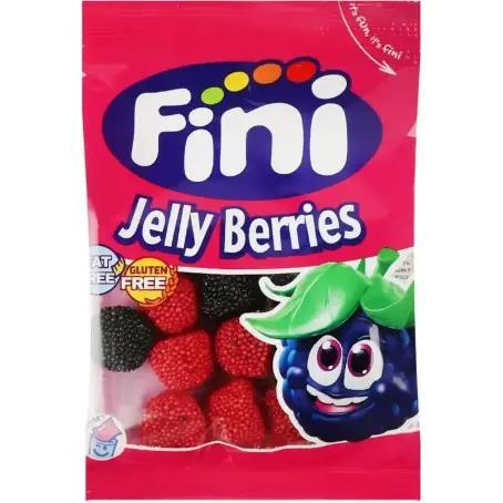 Конфеты желейные Fini Фруктовые жевательные Ягоды, 90 г