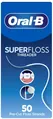 Зубна нитка Oral-B Super Floss для брекет систем і протезів, 50 ниток
