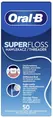 Зубна нитка Oral-B Super Floss для брекет систем і протезів, 50 ниток