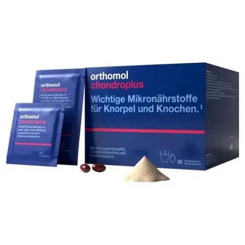 Ортомол Chondroplus гранули + капсули, курс 30 днів