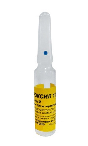 Энроксил 10% (ДЛЯ ЖИВОТНЫХ) раствор пероральный, 1 мл