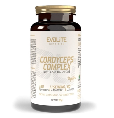 Кордицепс Комплекс Evolite Nutrition Cordyceps Complex, 60 капсул