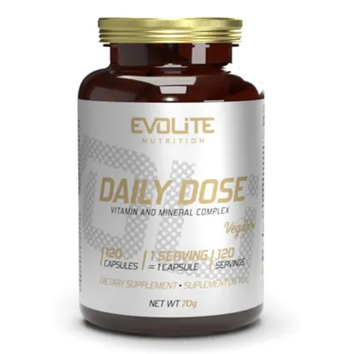 Вітамінно-мінеральний комплекс Evolite Nutrition Daily Dose, 120 капсул