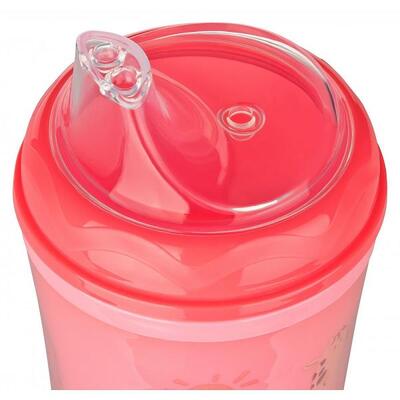 Поїльник Baby-Nova 34123-1 з м'яким носиком, рожевий, 250 мл