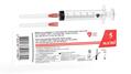 Шприц 5 мл LC Laser Care 3-х компонентный с двумя иглами 23G (0,6мм x 30мм) и 22G (0,7мм x 40мм), 1 штука
