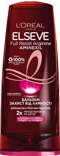Бальзам для волосся L'Oreal Paris Elseve Аргінін + Амінексил, 200 мл