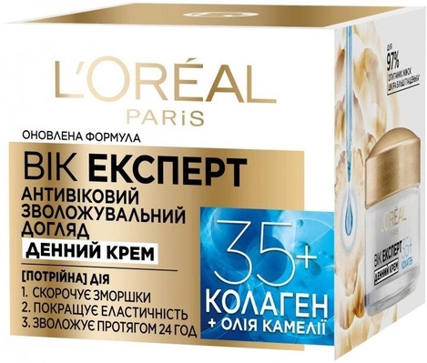 Крем для лица L'Oreal Paris Возраст Эксперт 35+ дневной антивозрастной уход против морщин, 50 мл