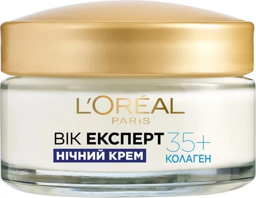 Крем для обличчя L'Oreal Paris Вік Експерт 35+ нічний антивіковий догляд проти зморщок, 50 мл