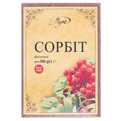 Сорбіт харчовий Ан-нушка пор. по 500 г в карт. упак.