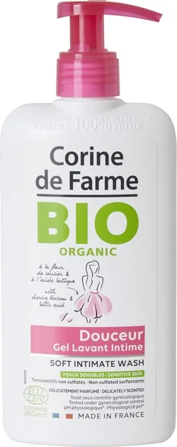 Гель для інтимної гігієни Corine de Farme Bio Organic Douceur ніжний, 250 мл