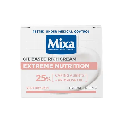 Крем Mixa Extreme Nutrition для дуже сухої чутливої шкіри, 50 мл
