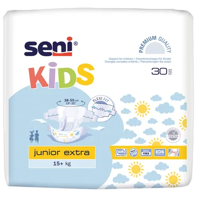 Підгузки Seni Kids Junior extra, 15+ кг, 30 шт