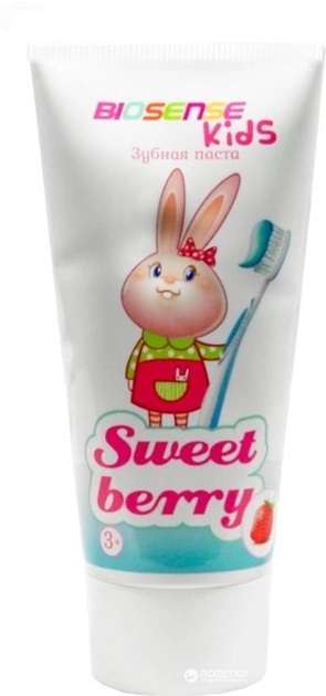 Зубная паста Bioton Cosmetics Biosense Kids Sweet Berry детская, 50 мл